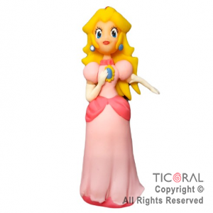 ADOR PRINCESA PEACH DE MARIO BROS A. PORC FRIA x 1